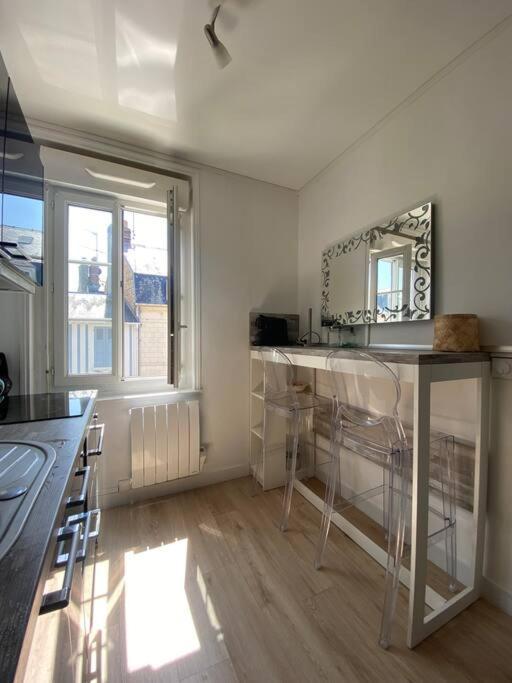 Studio Avec Terrasse A Deauville Dış mekan fotoğraf